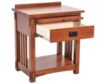 Surewood Oak Mission 1-Drawer Open Nightstand small image number 2