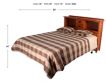 Surewood Oak Mission King Bookcase Headboard small image number 2