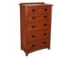 Surewood Oak Mission 5-Drawer Chest small image number 1