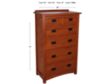 Surewood Oak Mission 5-Drawer Chest small image number 2