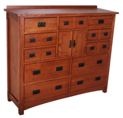 Surewood Oak Mission Mule Dresser Homemakers Furniture