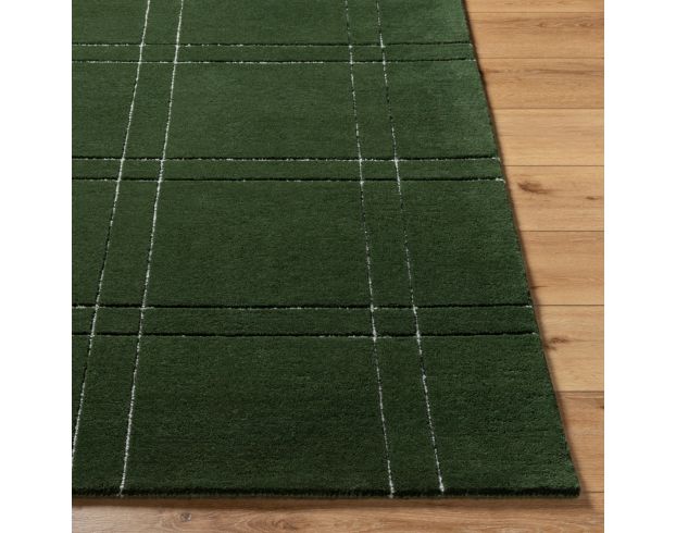 Surya Carpets, Inc Brook Green Plaid 5 x 7.6 Rug large image number 2