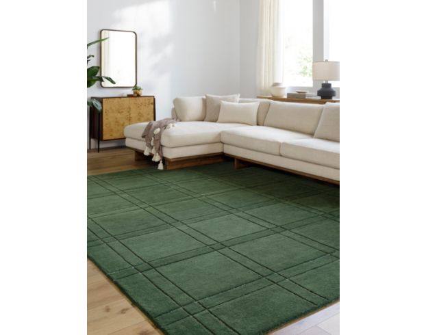 Surya Carpets, Inc Brook Green Plaid 5 x 7.6 Rug large image number 7