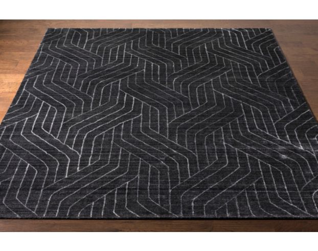 Surya Carpets, Inc Hightower Charcoal Black and White 6 X 9 Rug large image number 2