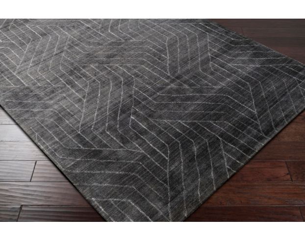 Surya Carpets, Inc Hightower Charcoal Black and White 6 X 9 Rug large image number 5