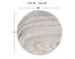 Surya Carpets, Inc Kavita Light Gray and Ivory 8-Foot Round Rug small image number 5