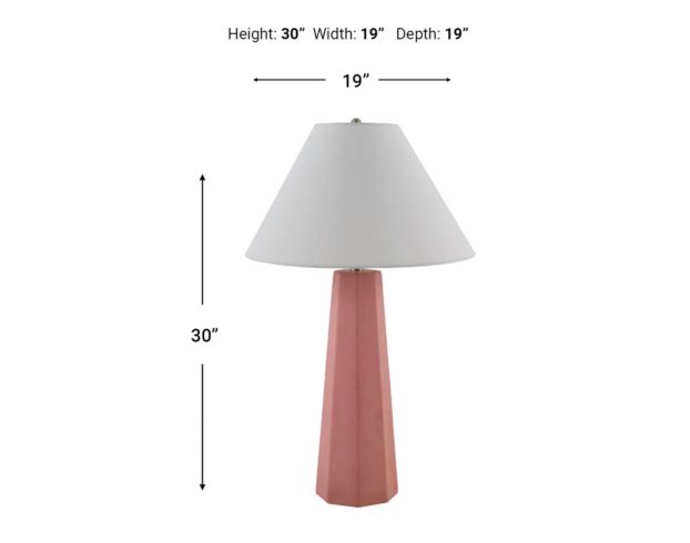 Surya Carpets, Inc Millau Pink Accent Table Lamp large image number 5