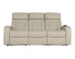 Synergy K2277 Collection Livorno Pearl Leather Power Reclining Sofa with Dropdown Table small image number 1