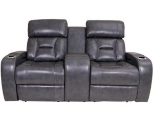 Synergy Transformer Leather Power Recline Console Loveseat