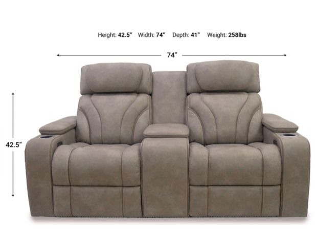 Synergy K2193 Collection Power Loveseat large image number 11