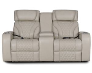 Synergy K2140 Collection Pearl Leather Power Loveseat