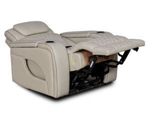 Synergy K2140 Collection Pearl Leather Power Recliner