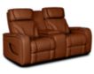 Synergy K2140 Collection Nutmeg Leather Power Loveseat small image number 2