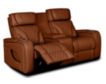 Synergy K2140 Collection Nutmeg Leather Power Loveseat small image number 3