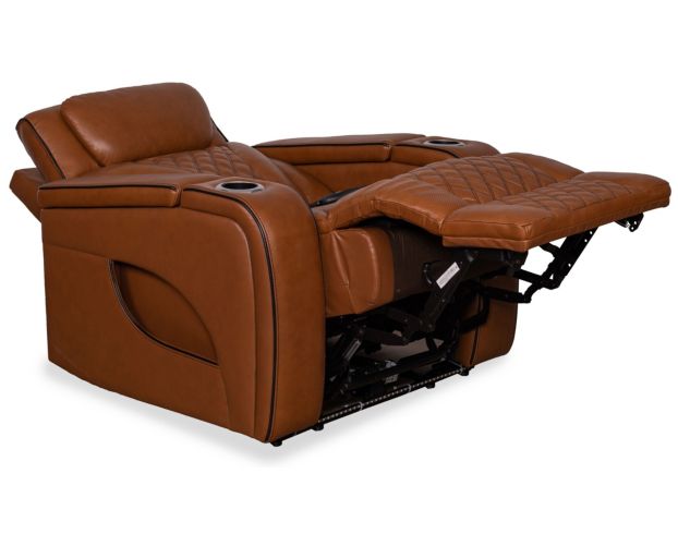 Synergy K2140 Collection Nutmeg Leather Power Recliner large image number 3
