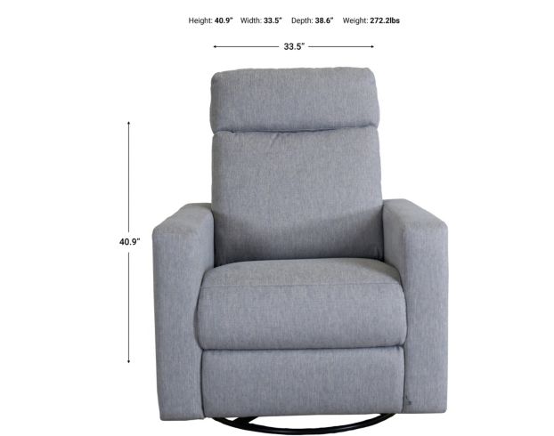 Synergy home furnishings fabric power swivel glider recliner new arrivals