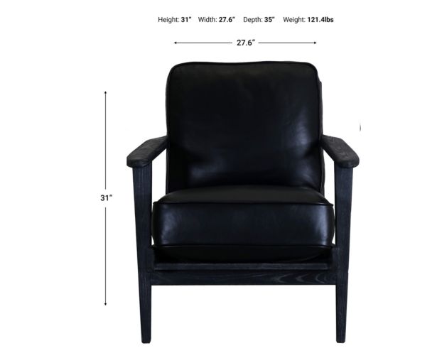 Synergy 2240 Collection Black Leather Chair large image number 6