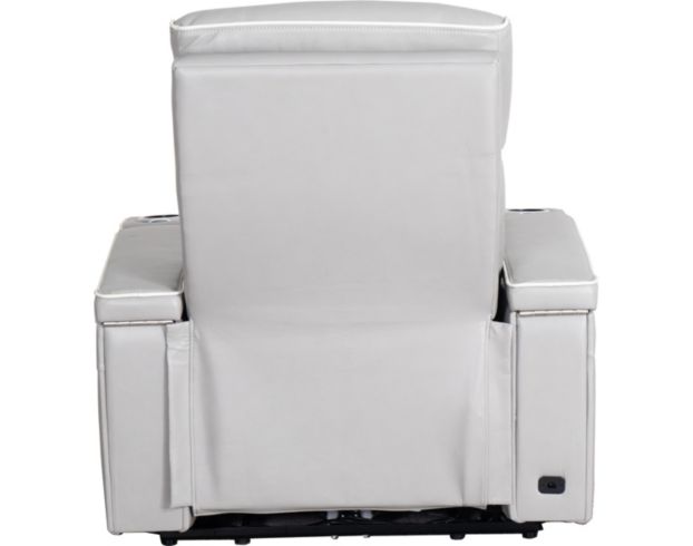 Synergy K2140 Collection Silver Leather Power Recliner large image number 6