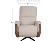 Synergy 5080 Collection Boucle Swivel Recliner small image number 8