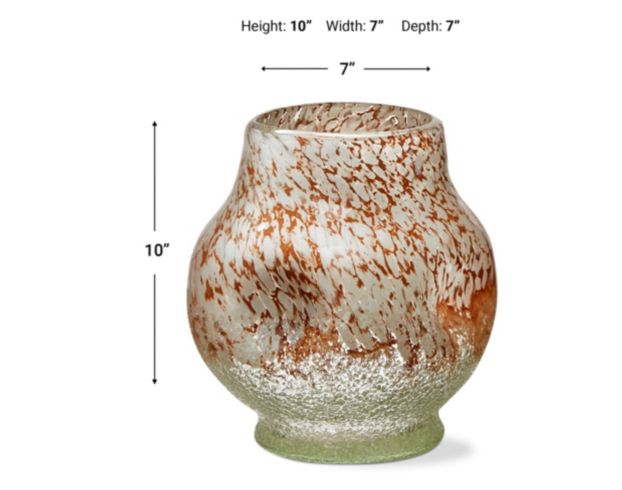 Tag 10" Dune Glass Vase large image number 2