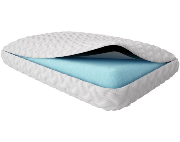 Tempur-Pedic Lumbar Support Cushion Pillow, Blue Travel Size