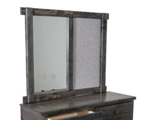 Trend Wood Bayview Rustic Gray Mirror