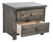 Trend Wood Bayview Rustic Gray Nightstand small image number 2