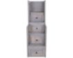Trend Wood Urban Ranch Gray Kids' Stairway Chest small image number 1