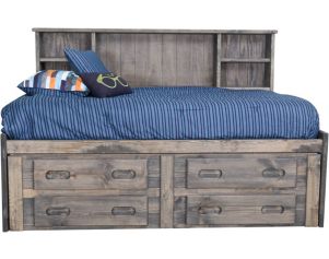 Trend Wood Driftwood Bunkhouse Twin Captains Bed