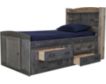 Trend Wood Driftwood Twin Palomino Storage Bed small image number 2