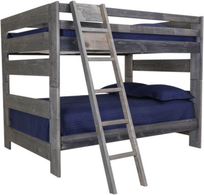Trend Wood Driftwood Full Bunk Bed, Driftwood Bunk Bed