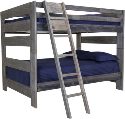 Trend Wood Driftwood Full Full Bunk Bed Homemakers Furniture