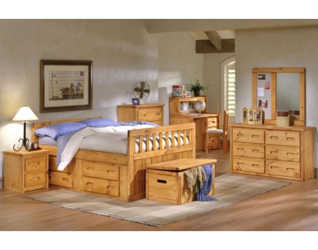 solid pine toy chest