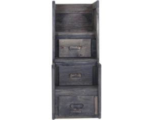 Trend Wood Driftwood Stairway Chest