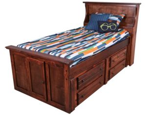 Trend Wood Sedona Full Storage Bed