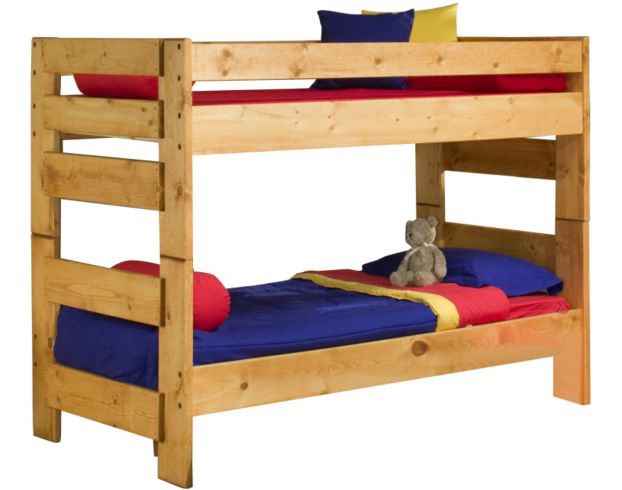 Trend Wood Bunkhouse Twin Bunk Bed, Cinnamon Twin Bunk Bed Instructions