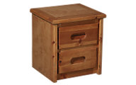 Trend Wood Bunkhouse Solid Pine Nightstand