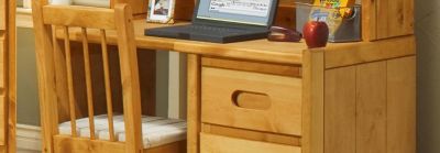 wooden kids desk