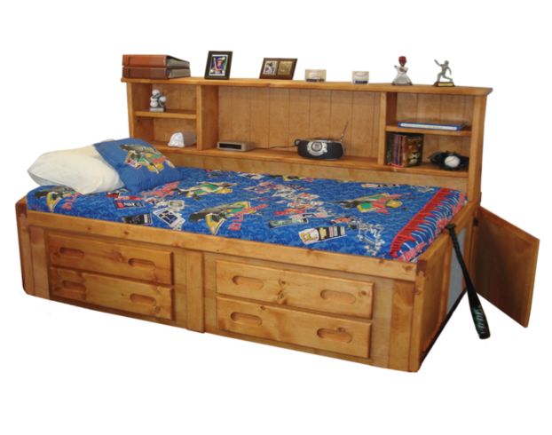 Trend Wood Bunkhouse Twin Storage Bed large image number 1