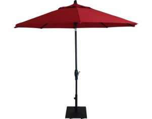 Treasure Garden 9-Foot Auto-Tilt Red Patio Umbrella
