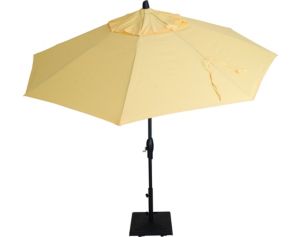 Treasure Garden 9-Foot Auto-Tilt Lemon Patio Umbrella
