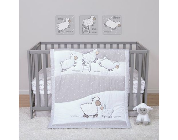 Trend Lab Sleepy Sheep 4-Piece Crib Bedding Set large image number 1