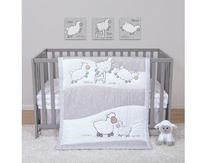 Trend Lab Sleepy Sheep 4-Piece Crib Bedding Set