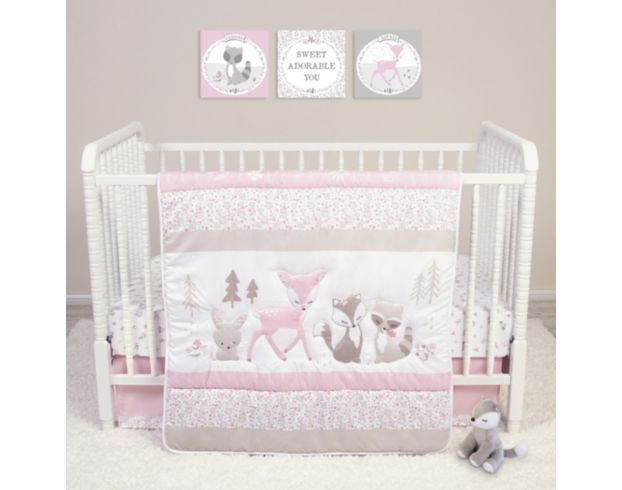 Trend Lab Sweet Forest Friends 4-Piece Crib Set large image number 1