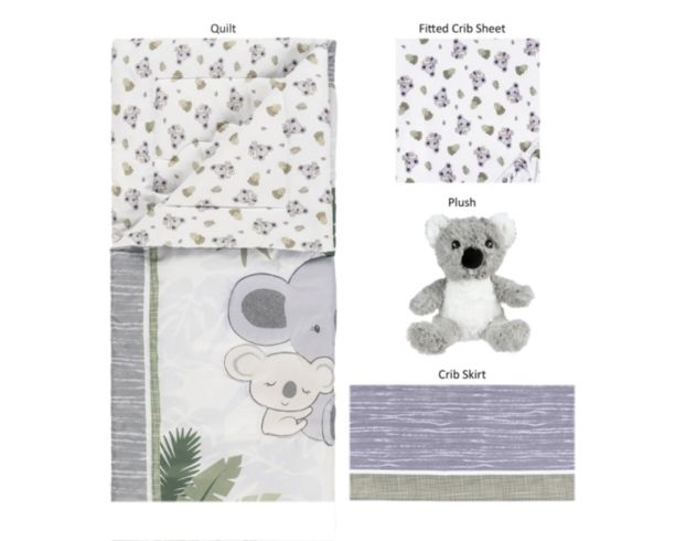 Trend Lab Koala Love 4-Piece Crib Bedding Set large image number 10
