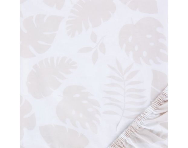 Trend Lab Palm Leaves Fitted Crib Sheet large image number 3