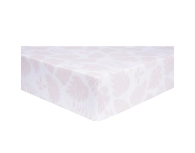 Trend Lab Palm Leaves Fitted Crib Sheet large image number 4