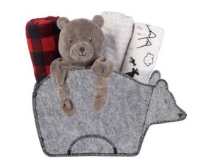 Trend Lab Welcome Baby Bear Shaped 5-Piece Gift Set