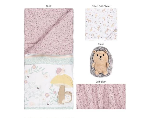 Trend Lab Llc Sammy & Lou Enchanted Garden 4-Piece Crib Bedding Set large image number 4