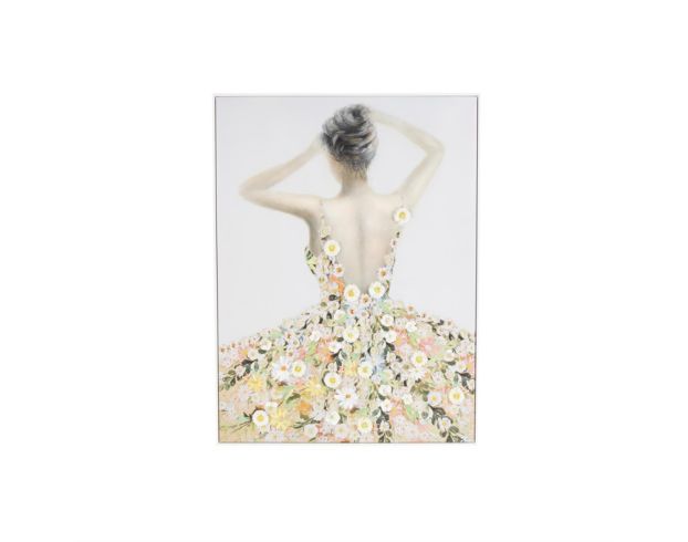 Uma Enterprises, Inc 47 X 35.5 Woman in Daisy Dress Wall Art large image number 1